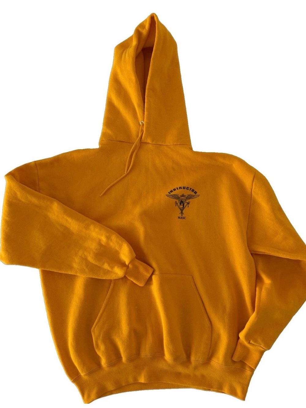 VNTG US Navy Naval Aviation Schools Command (NASC) Instructor Hoodie Jerzees XL